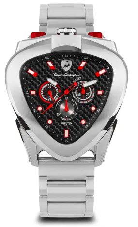 Tonino Lamborghini Spyder 12H Chronograph Steel Red T20CH-A-B