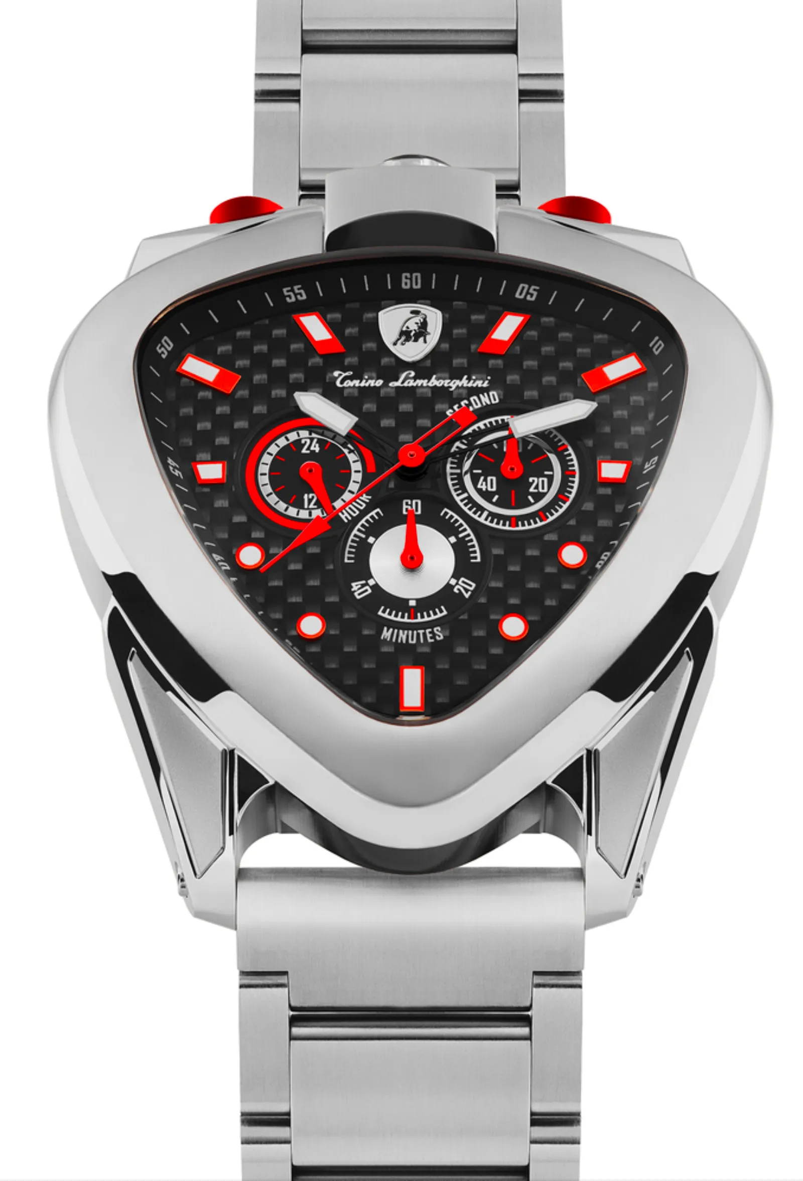 Tonino Lamborghini Spyder 12H Chronograph Steel Red T20CH-A-B