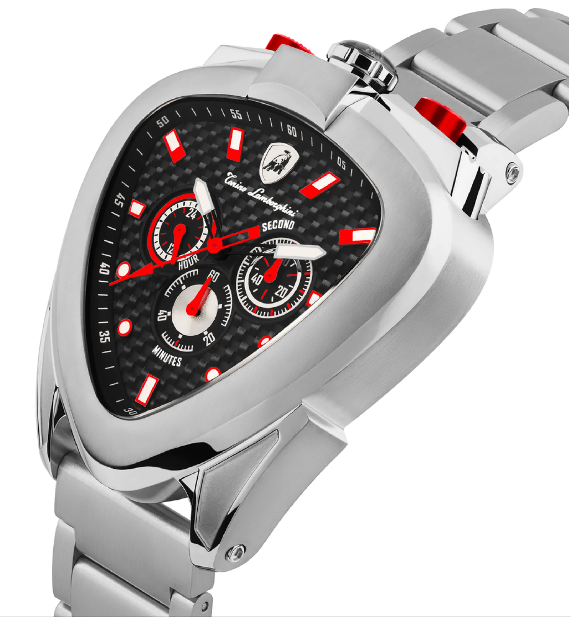 Tonino Lamborghini Spyder 12H Chronograph Steel Red T20CH-A-B