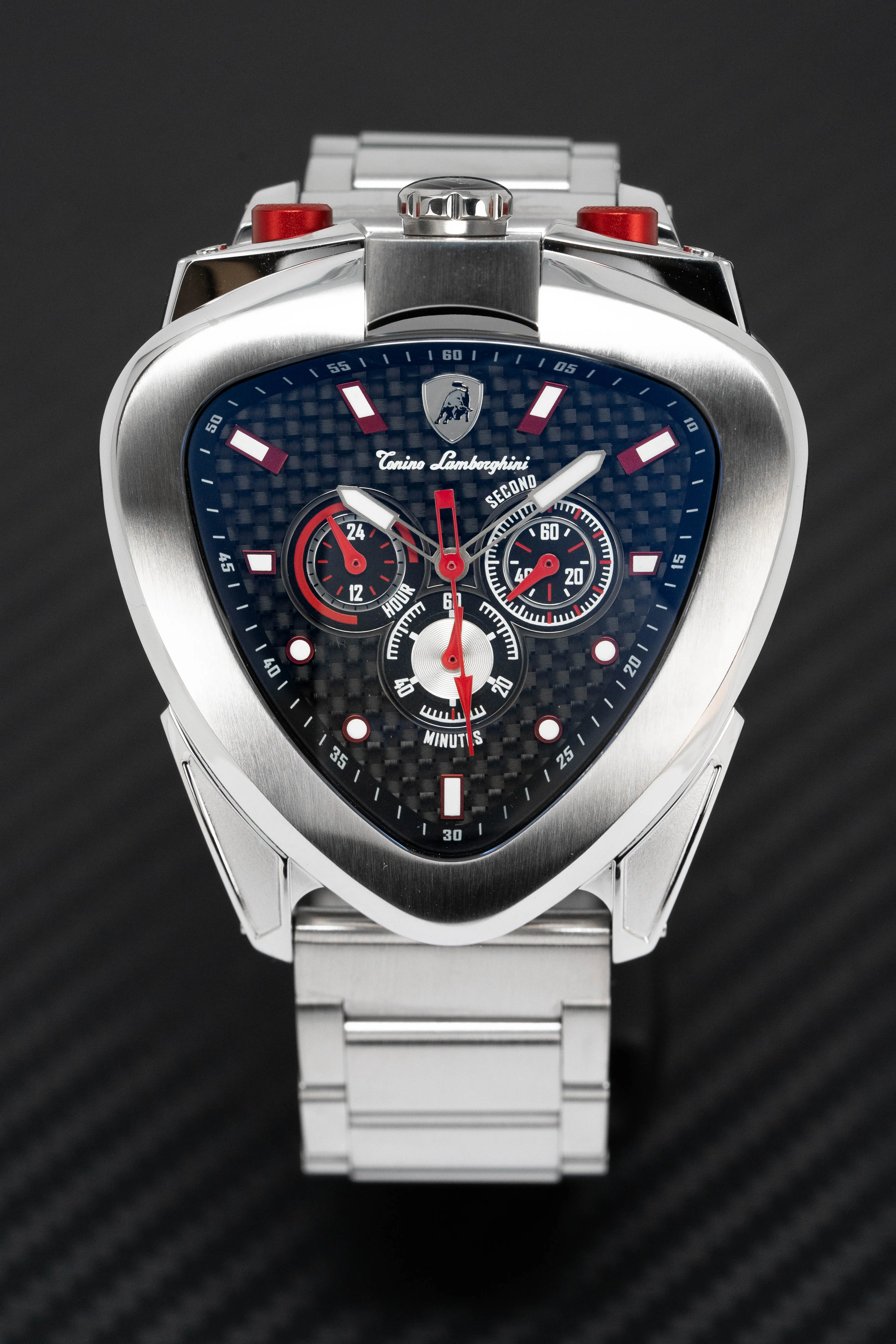 Tonino Lamborghini Spyder 12H Chronograph Steel Red T20CH-A-B