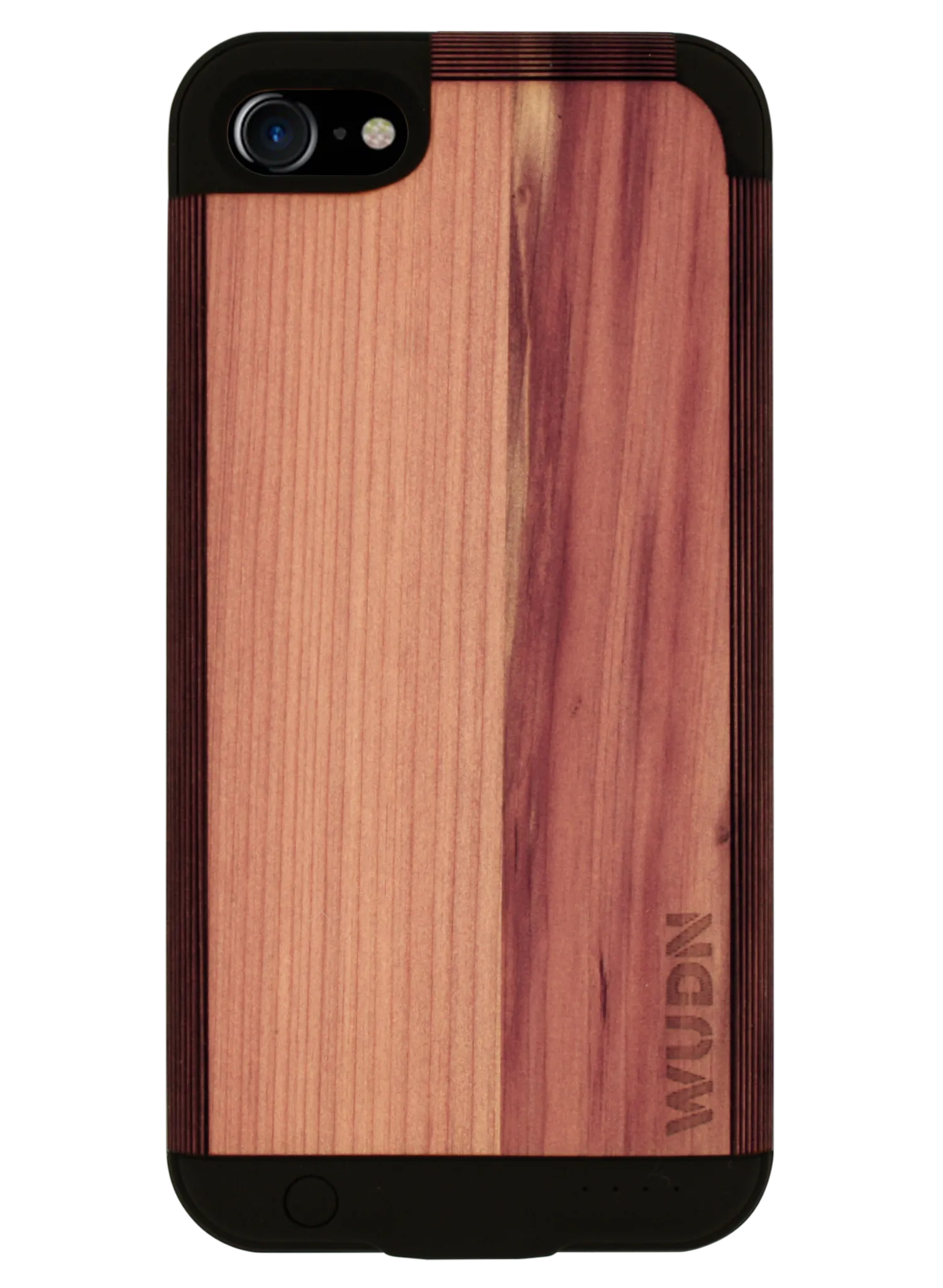 Ultra-Slim Wooden iPhone 8 Charging Battery Case