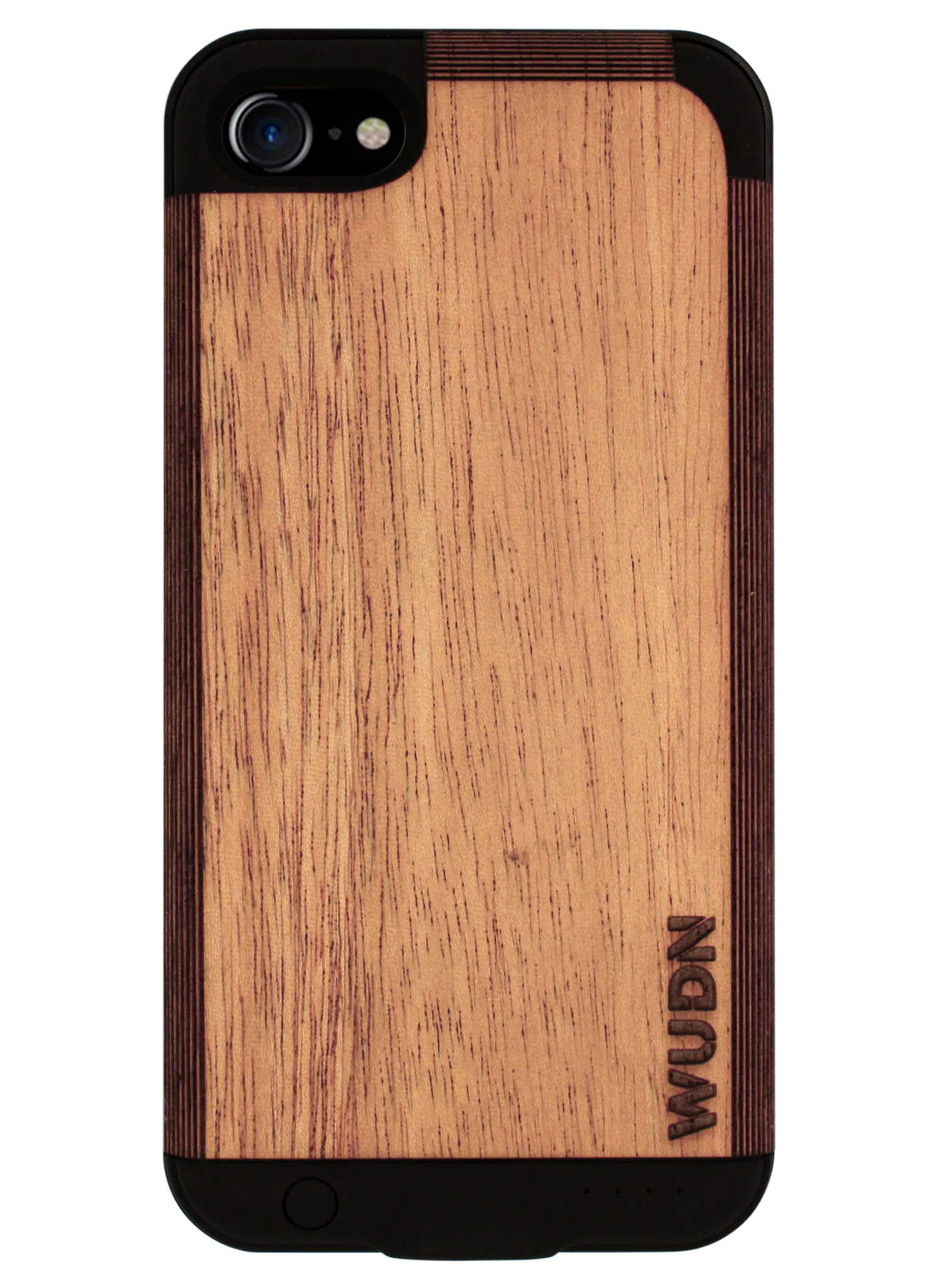 Ultra-Slim Wooden iPhone 8 Charging Battery Case