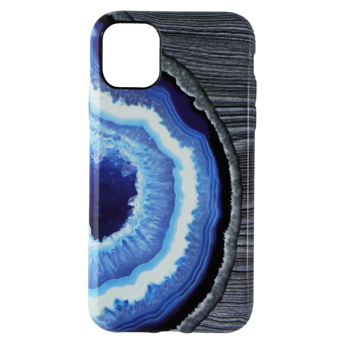 Unique London Eco-Friendly Back Case for Apple iPhone 11 and XR - Blue Geode