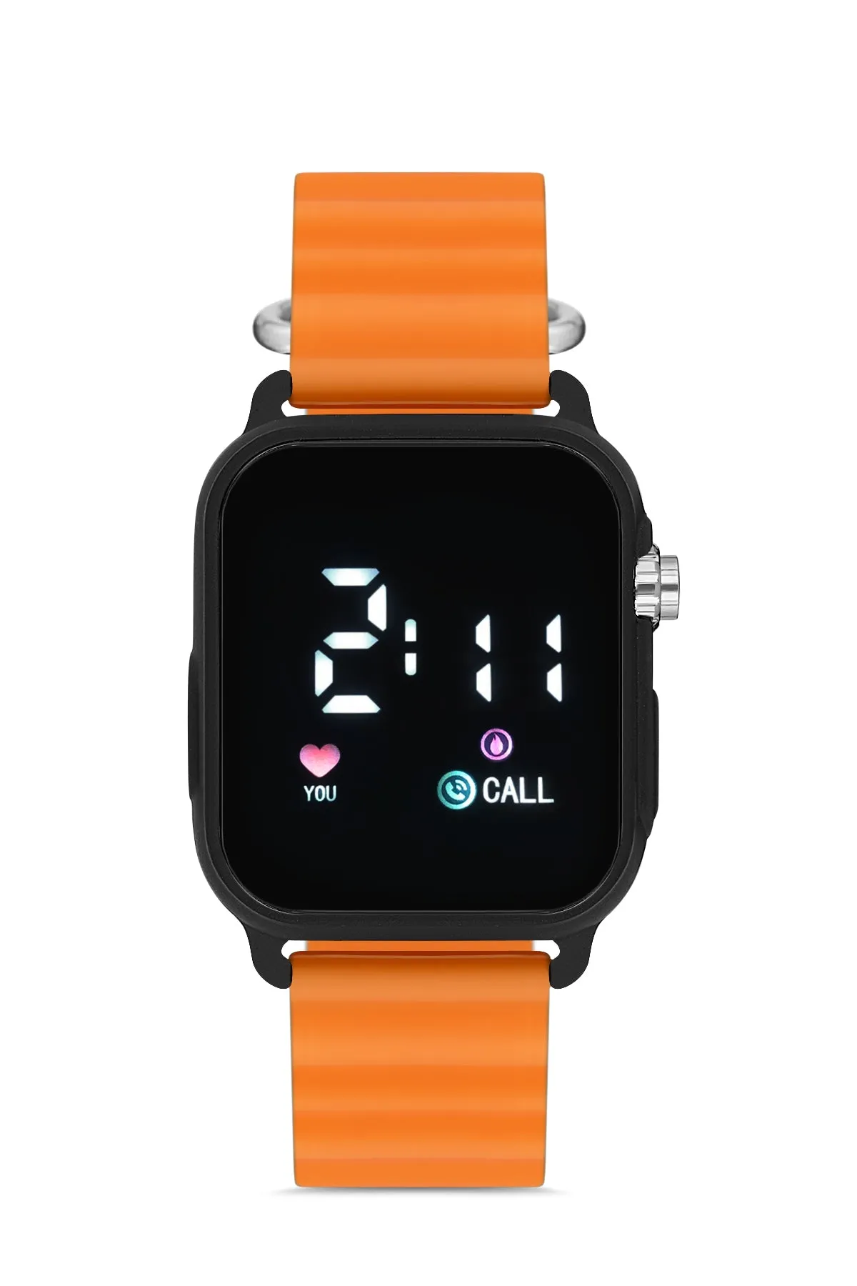 Unisex Orange Digital LED Wristwatch APWR033308