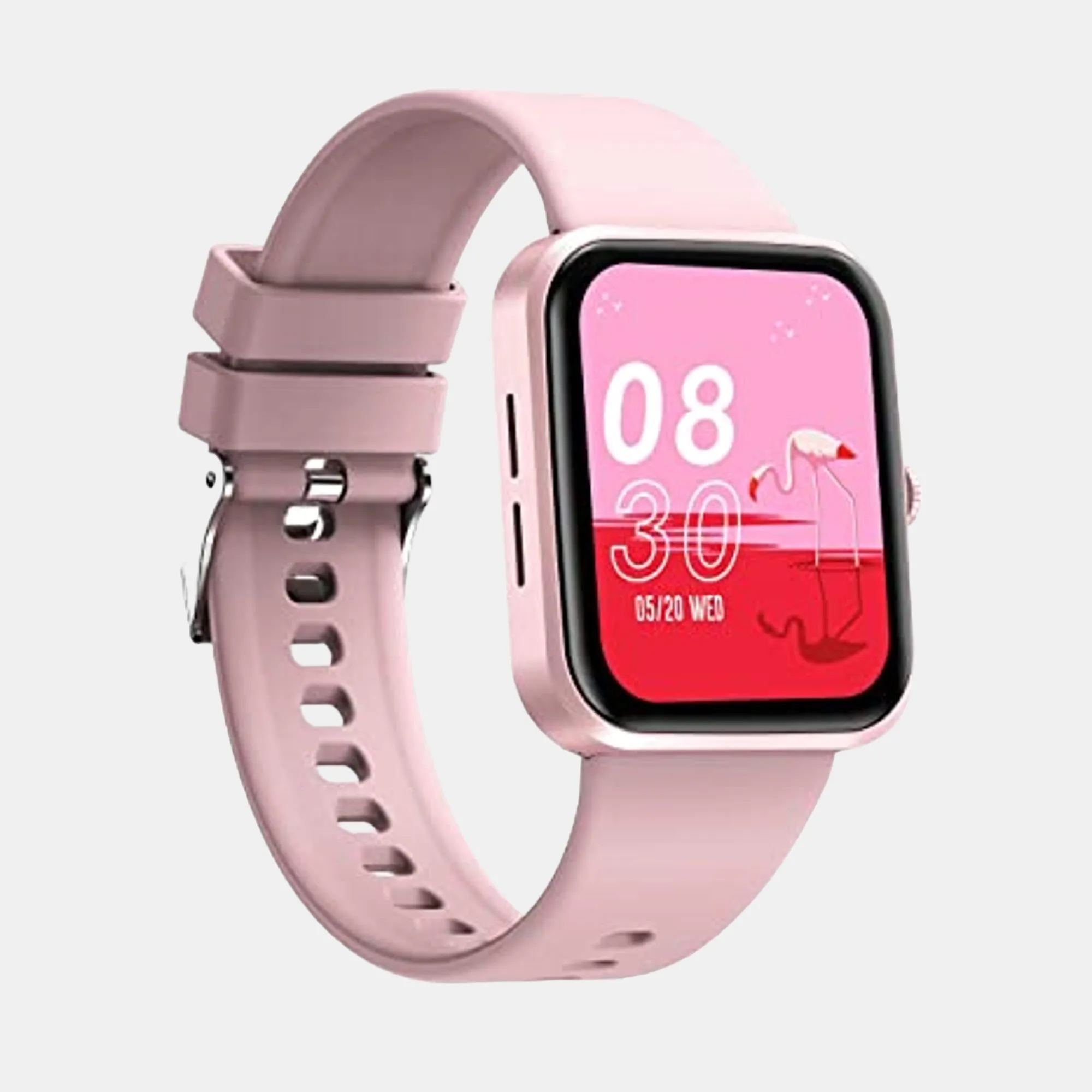 Unisex Pink Digital Metal fit 4.0 Stainless Steel Smart Watch TW0HXW603T