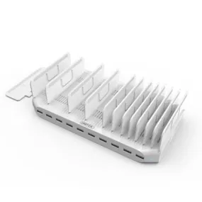 Unitek 10 Port USB Smart Charging Station, 10 Port 2.4A USB-A