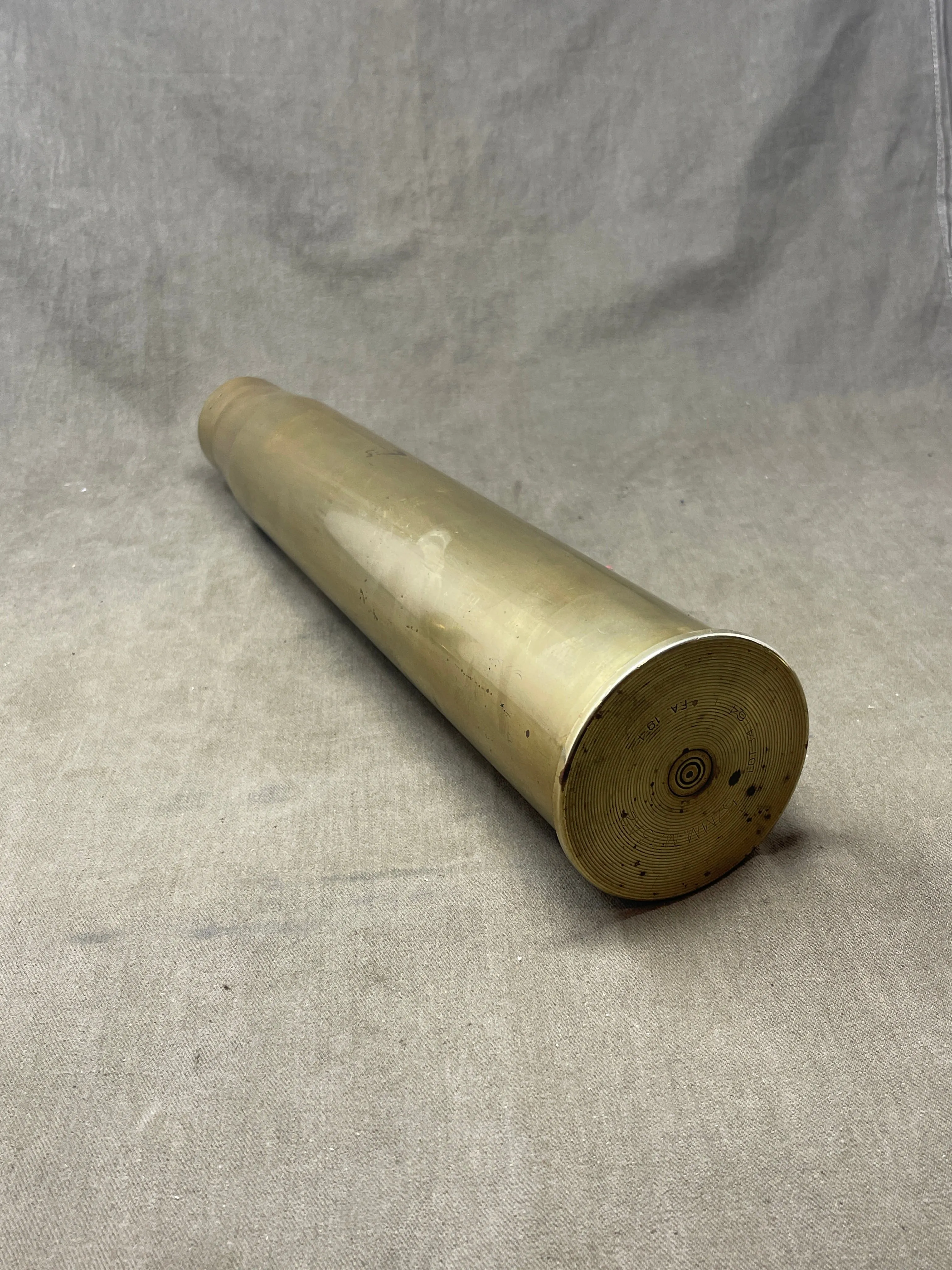 US 57mm M23 A2 Shell Case  F.A 1942 Dated