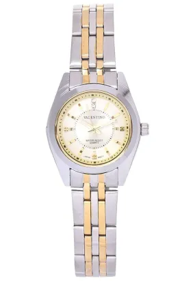 Valentino 20121691-TWO TONE - SILVER DIAL Stainless Steel Watch for Women