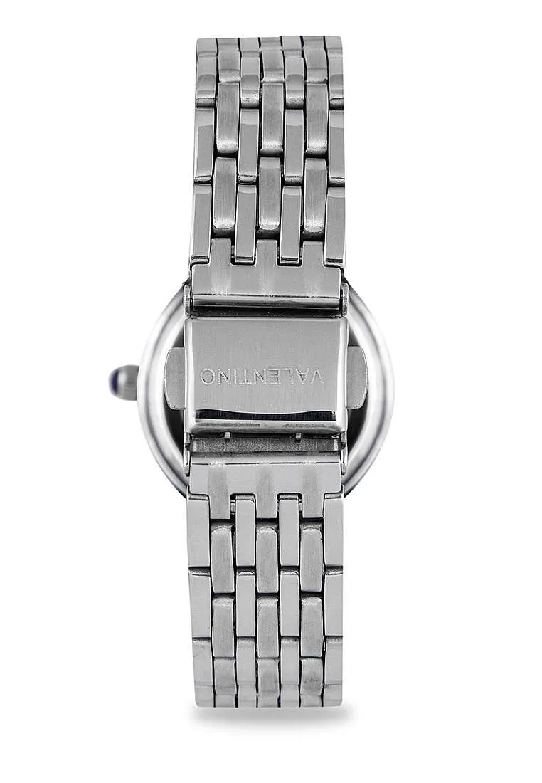 Valentino 20122324-BLACK DIAL Silver Stainless Steel Watch for Women