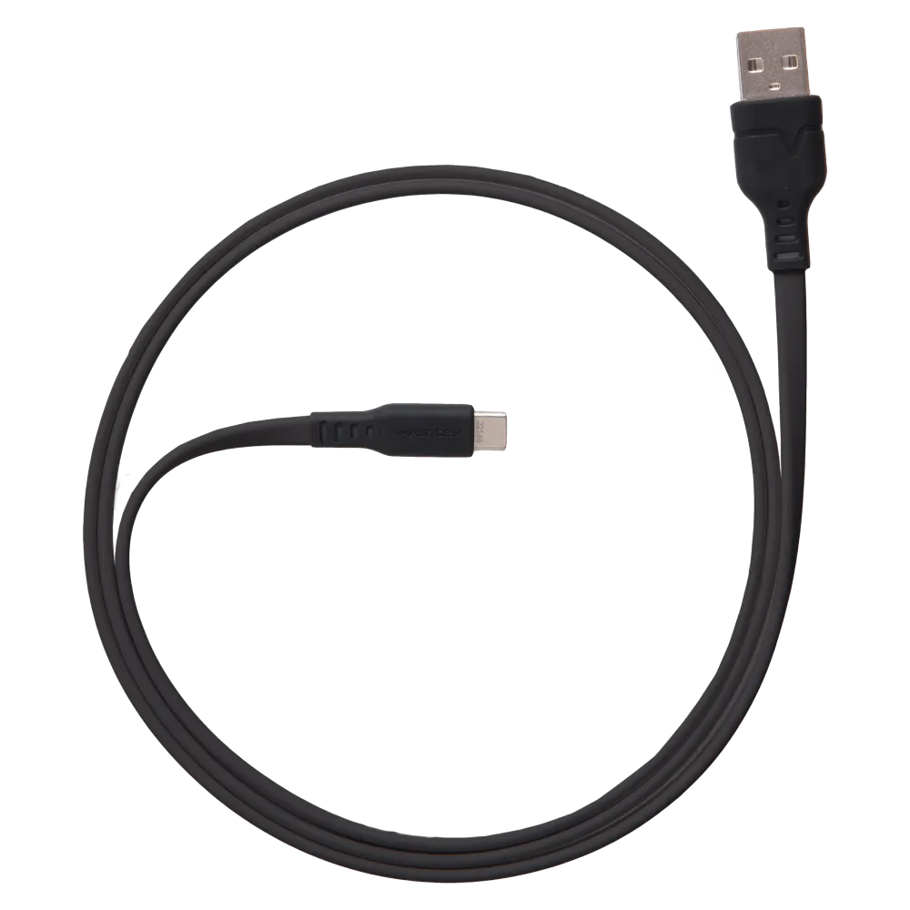 Ventev Chargesync Flat USB A to USB C Cable 3.3ft by Ventev