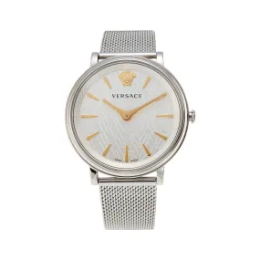 Versace Ladies Watch V-Circle 38mm Silver VE8100519