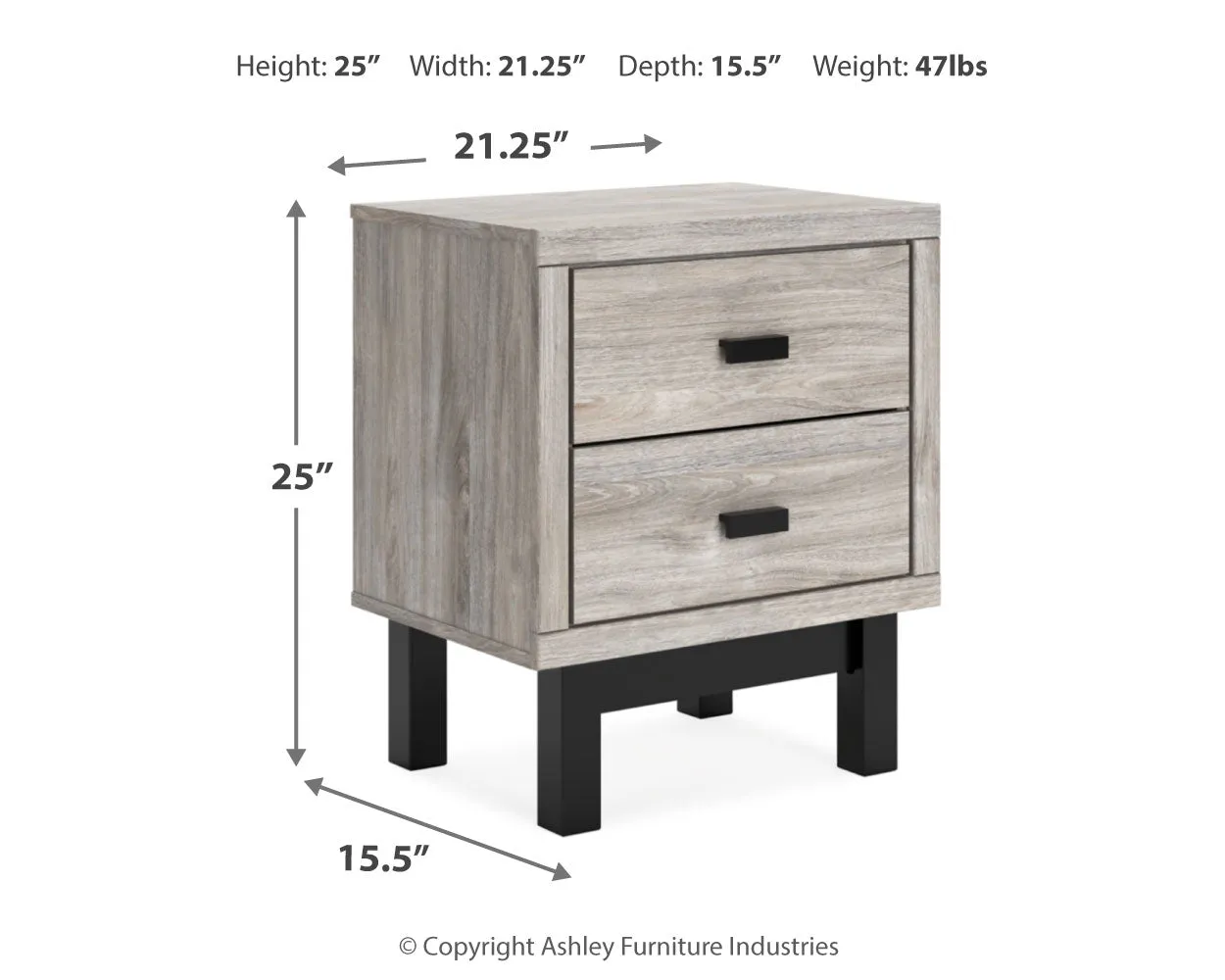 Vessalli King Panel Bed with Mirrored Dresser, Chest and 2 Nightstands in Gray