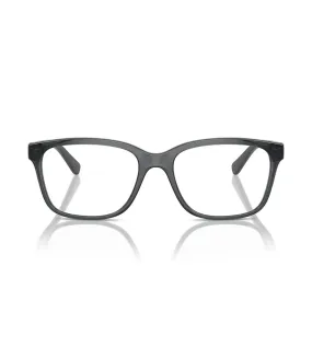 Vogue Women's Transparent Grey Square Optical Frame