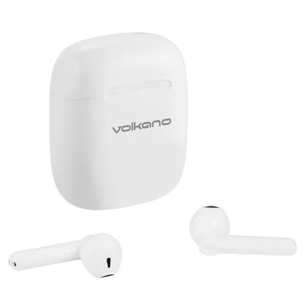 Volkano Buds X 2.0 Series True Wireless Earphones   Charging Case White