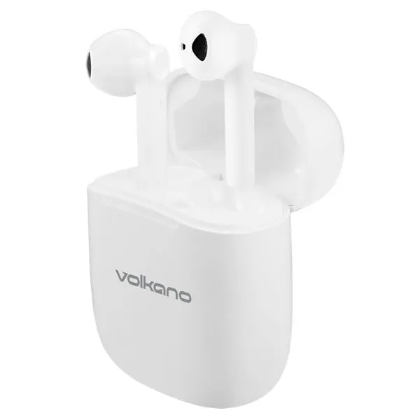 Volkano Buds X 2.0 Series True Wireless Earphones   Charging Case White