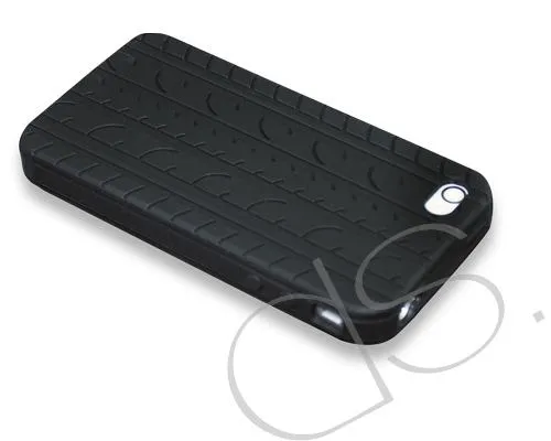 Wheel Series iPhone 4 Silicone Case - Black