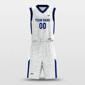 White Tiger - Customized Sublimated Basketball Set