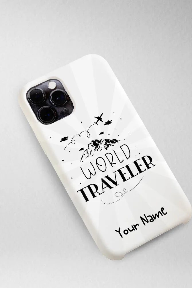 World Traveler Customized Hard Mobile Case - iPhone, Samsung, OnePlus & Xiaomi