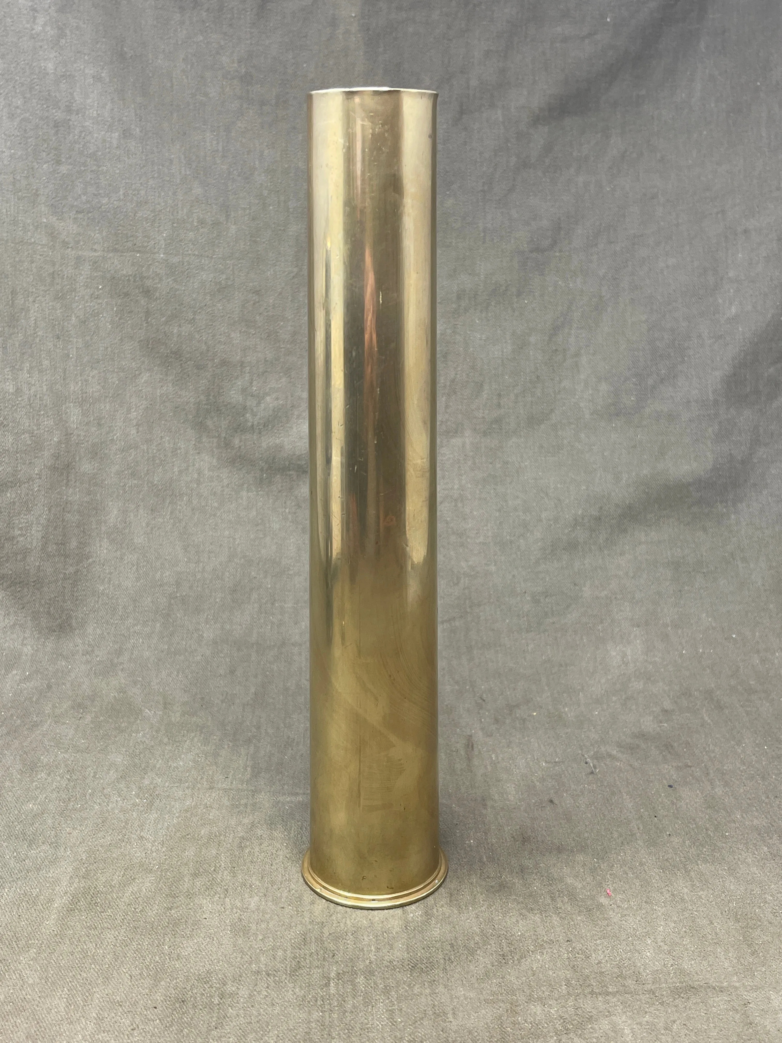 WW2 British 1940 Dated 2-Pdr No.2 MK 1 Anti-Tank Gun Shell Casing.