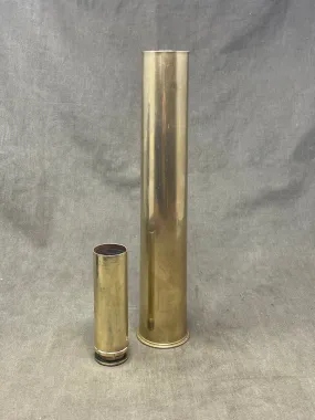 WW2 British 1940 Dated 2-Pdr No.2 MK 1 Anti-Tank Gun Shell Casing.