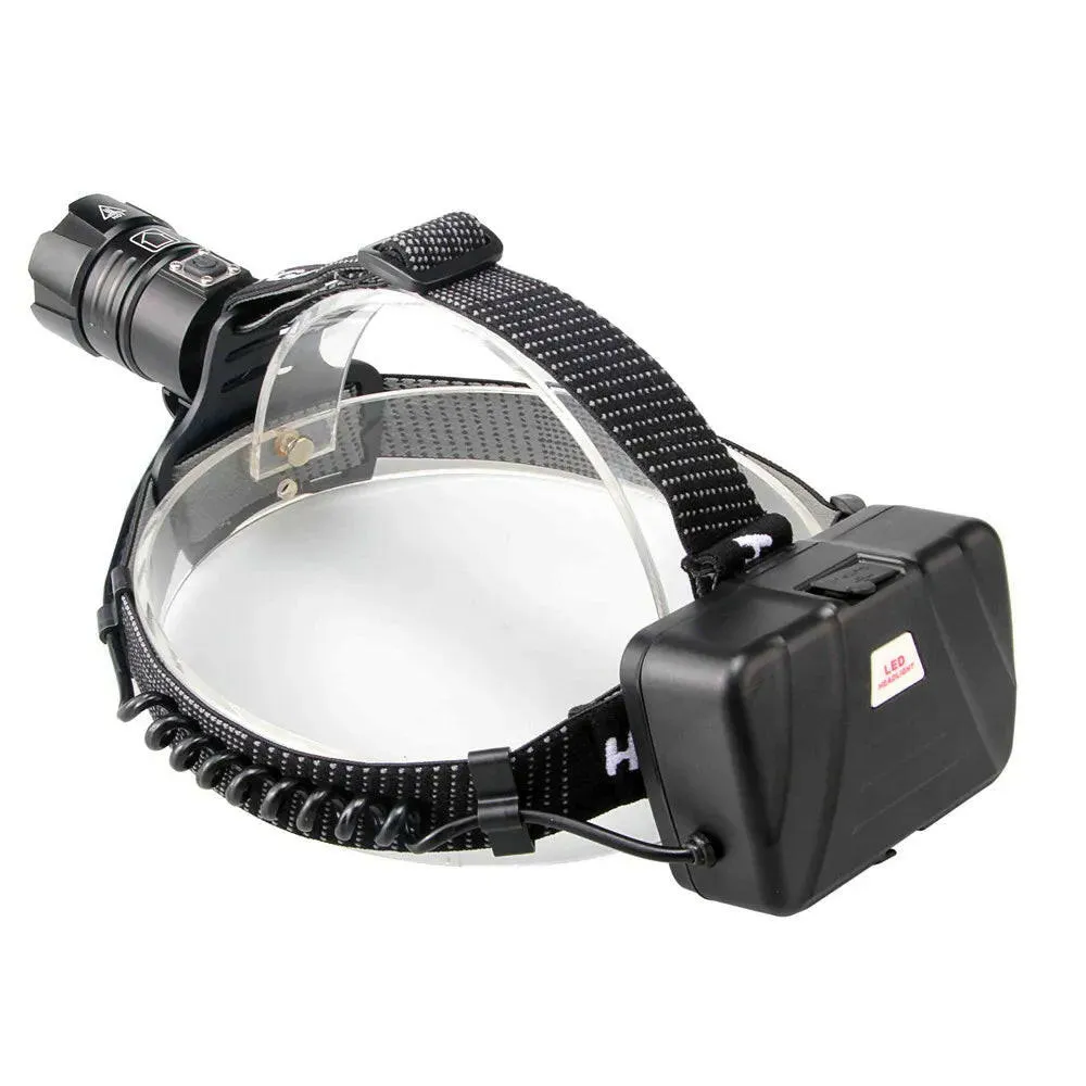 XHP70.2 XHP70 USB Headlight 90000LM Led Headlamp LED Rechargeable Head Torch Flashlight Lantern 3*18650 battery Powerbank