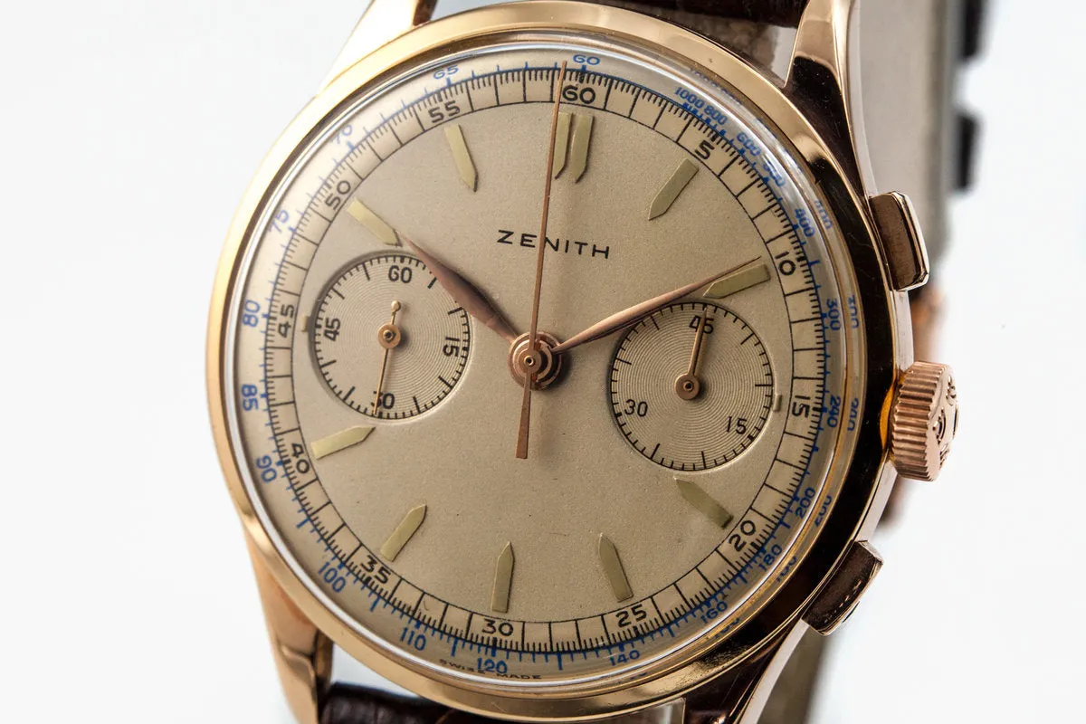 Zenith 18K Rose Gold Chronograph