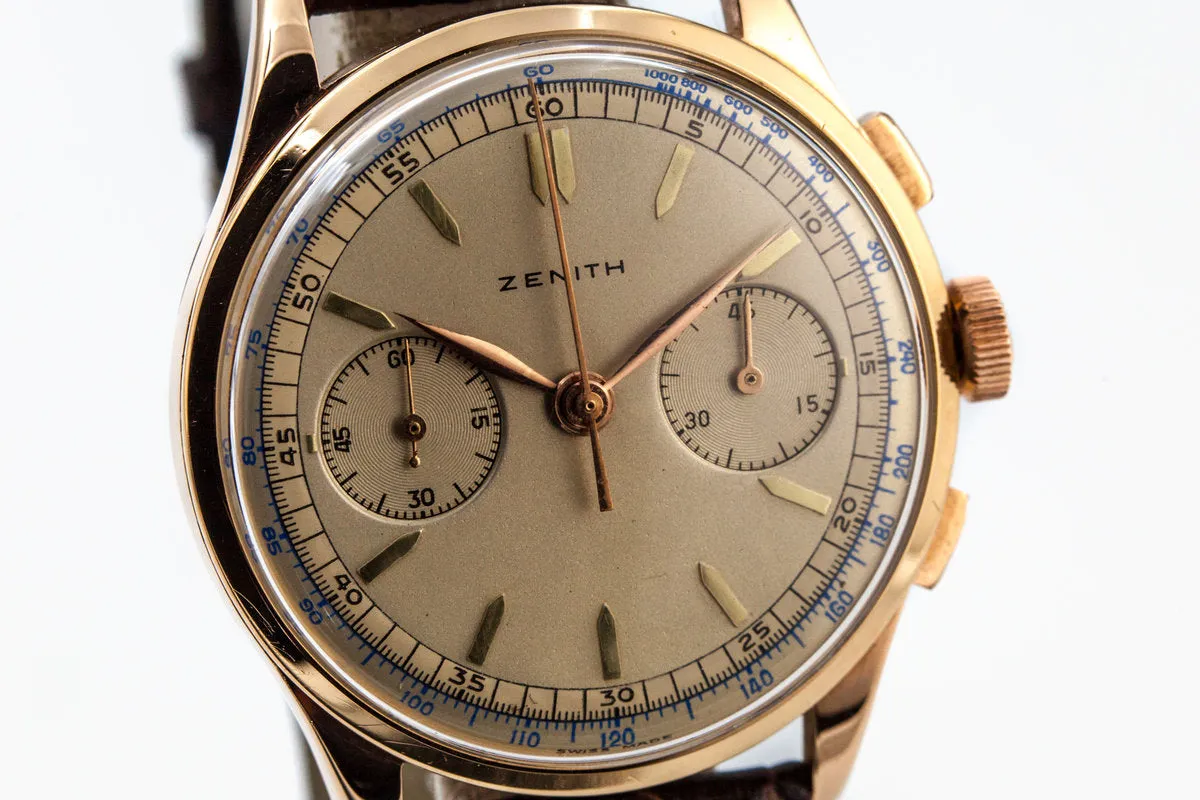 Zenith 18K Rose Gold Chronograph