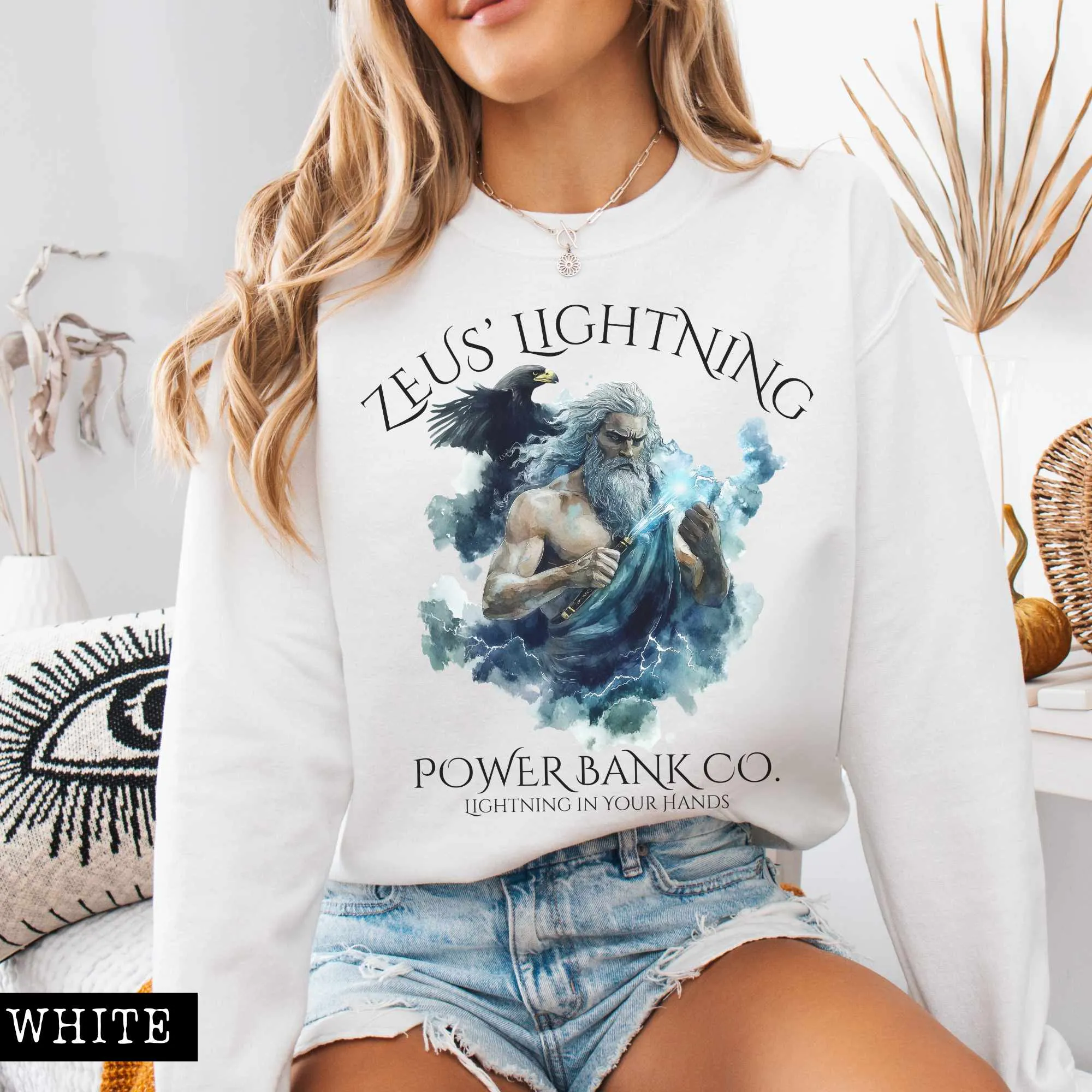 Zeus' Lightning Power Bank Co. Sweatshirt