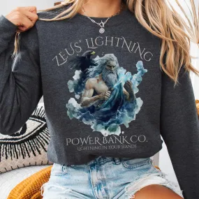 Zeus' Lightning Power Bank Co. Sweatshirt