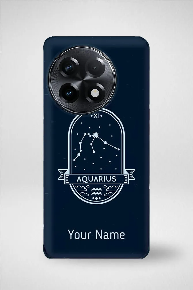 Zodiac Aquarius Customized Hard Mobile Case - iPhone, Samsung, OnePlus & Xiaomi