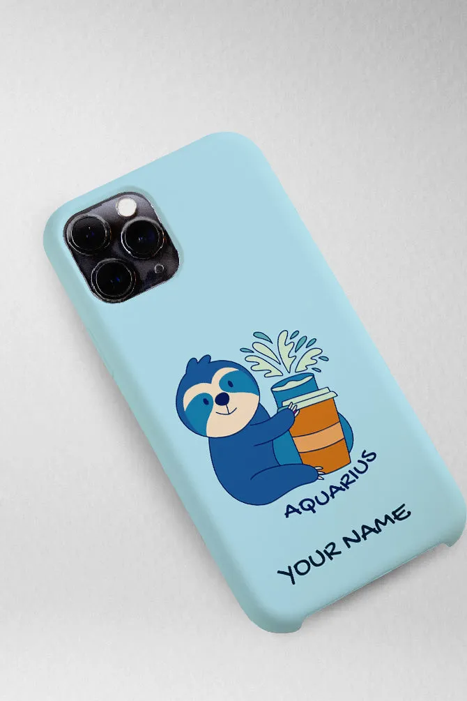 Zodiac Aquarius Customized Hard Mobile Case - iPhone, Samsung, OnePlus & Xiaomi