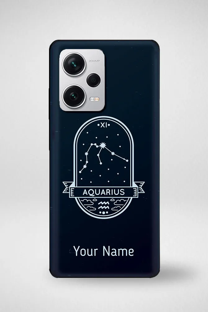 Zodiac Aquarius Customized Hard Mobile Case - iPhone, Samsung, OnePlus & Xiaomi